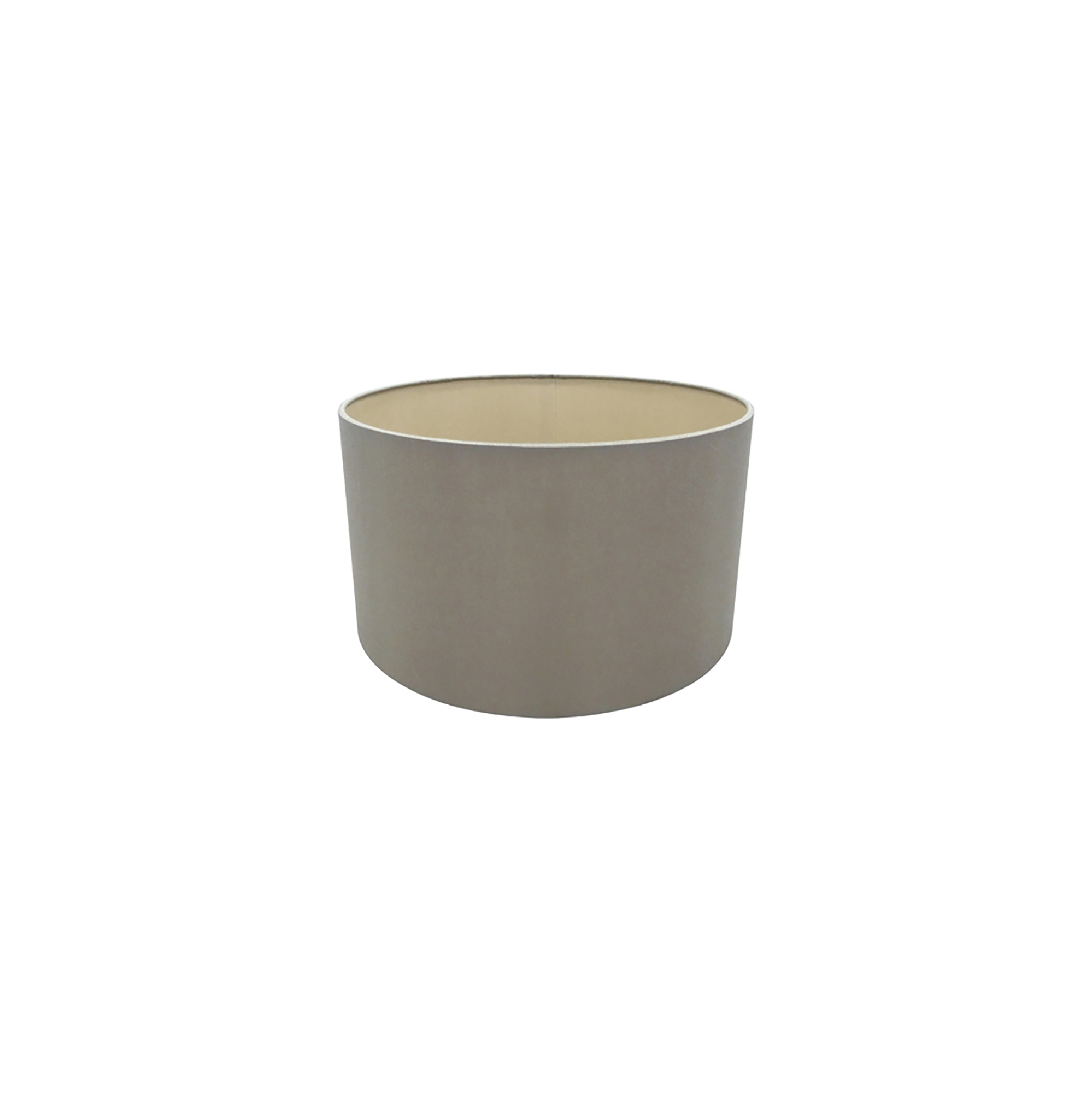 D0281  Sigma 30cm Dual Faux Silk Fabric Shade Taupe, Halo Gold